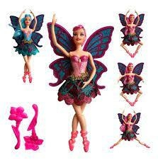 Boneca Bailarina Fada C/ Asas Articuladas e Vestido Rosa Brilhante na internet