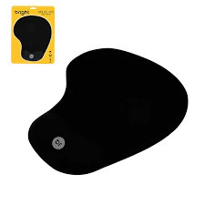 Mouse Pad C/ Apoio Bright Preto Semi-Lycra - comprar online