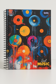 Caderno Universitário 1 Matéria Jandaia Soul Music – 80 folhas - comprar online