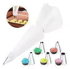 Kit Confeiteiro Caerus C/ 8 Bicos de Aço E Recipiente De Plástico