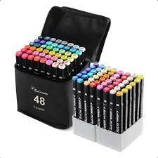 Canetas Marcadoras Touch 48 Cores C/ Estojo - comprar online