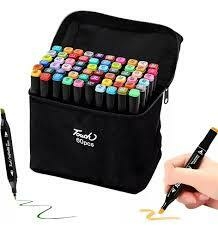 Canetas Marcadoras Touch 60 Cores C/ Estojo - comprar online