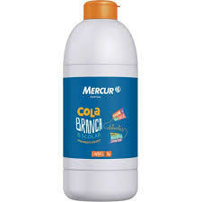Cola Branca Escolar Lavável 1kg Mercur na internet