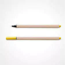 Caneta Compactor Microline Ponta Fina 0,4 mm Amarela - comprar online