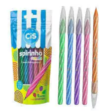 CANETA 0.7 SPIRINHO 5 CORES (57342) - JHL Variedades Papelaria