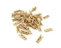 Mini Prendedores De Madeira P/ Decoração – 20 Unidades Zein - comprar online