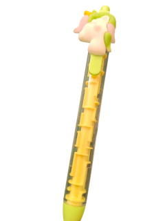 Caneta Retrátil Unicórnio Decorativa Tinta Preta - comprar online