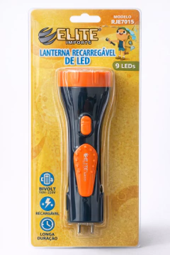 Lanterna Recarregável Led Elite Imports 9 Leds Bivolt - comprar online