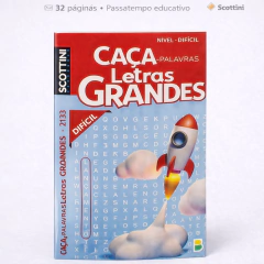 Livro Caça-Palavras Letras Grandes – Nível Difícil – Scottini - comprar online