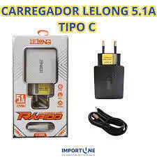 Carregador Rápido LE-230FC 2 Portas USB Cabo Tipo-C na internet