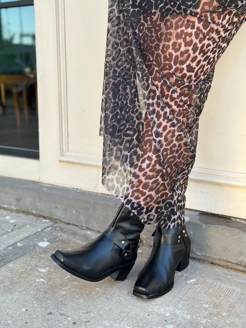 BOTAS CLEAN cuero negro - comprar online