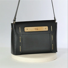 Bandolera Plisa Negra - tienda online