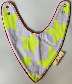 Babero Cowboy Estrella amarilla fluo - comprar online