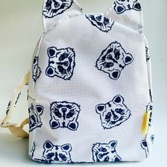 Mochila Orejas Mapache azul