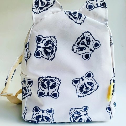 Mochila Orejas Mapache azul