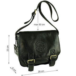 Cartera DYMS Cuero Con Solapa A 507