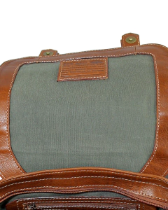 Cartera DYMS Cuero Con Solapa A 507