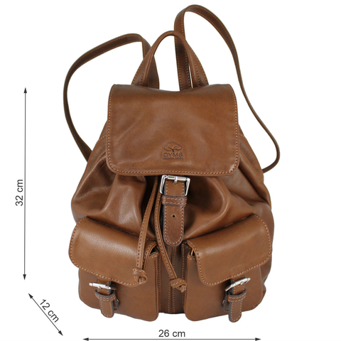 Mochila Cuero con Solapa DYMS art 957 - comprar online