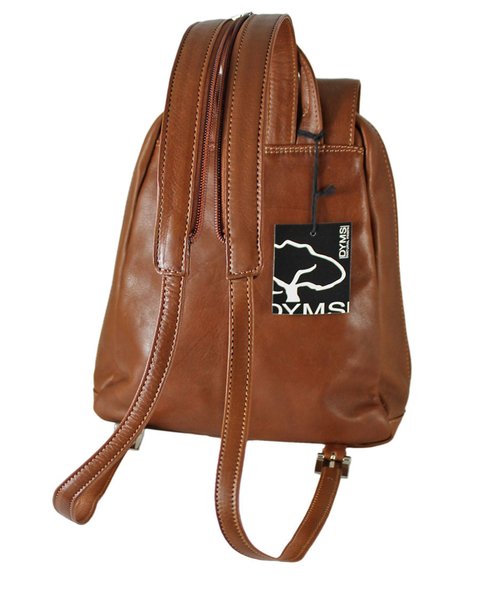 Mochila DYMS cuero con solapa - A 983 - comprar online