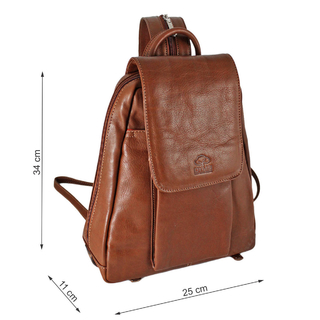 Imagen de Mochila DYMS cuero con solapa - A 983