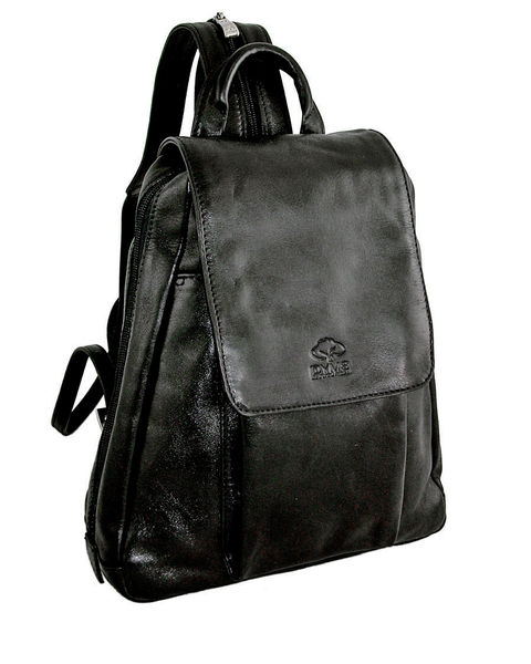 Mochila DYMS cuero con solapa - A 983 - comprar online