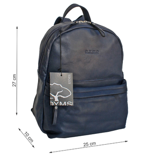 Mochila cuero con amplio bolsillo frontal - A 2554 - comprar online