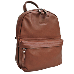 Mochila cuero con amplio bolsillo frontal - A 2554 - buy online