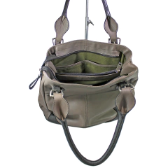 Cartera Cuero dos manijas A 4296 en internet