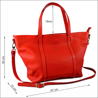 Shopping bag con bolsillos ocultos - A 4388 - tienda online