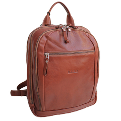 Mochila cuero con múltiples compartimentos - A 4452 - comprar online
