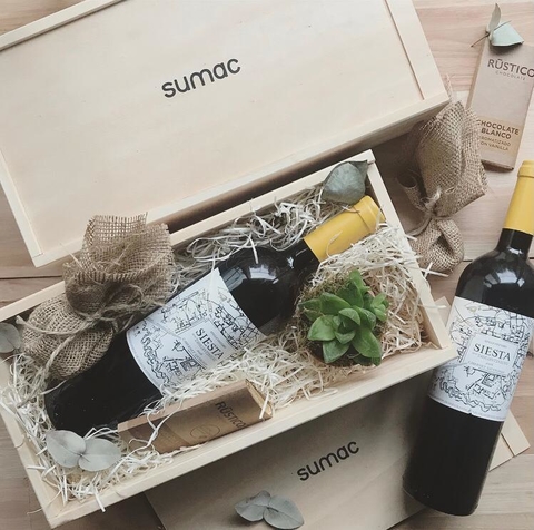 Set de vino con chocolate - Sumac