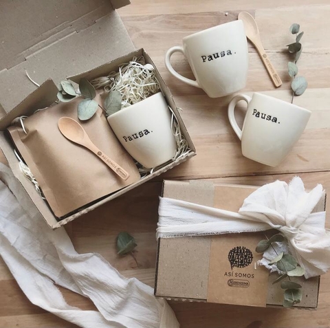 Set de café con taza personalizada - Mastellone