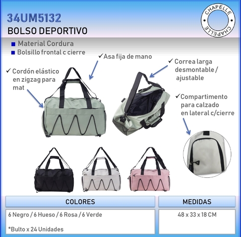 Bolso Deportivo 130-5132 - comprar online