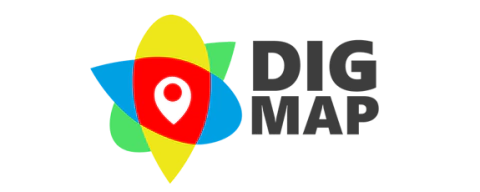Digmap - quadro de mapa mundi para marcar viagens
