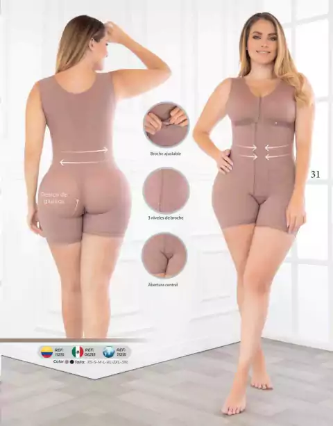 FAJAS FAJATE Ref/11215-MEDIA PIERNA BRASIER BROCHES