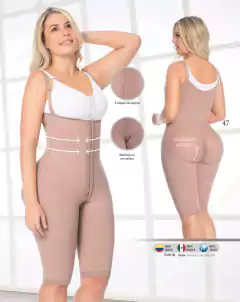 FAJAS FAJATE Ref/12043-RODILLA SISA BROCHES CIERRE PERINEAL