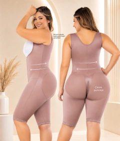 FAJAS FAJATE Ref/11354- HASTA LA RODILLA BROCHES TIRA ANCHA MEDIANA COMPRESIÓN FIT 360 - comprar en línea
