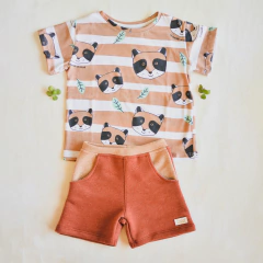 Short/Bermuda combinada LADRILLO - tienda online