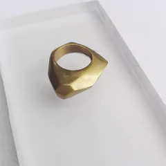 Anillo Kriptonita grande - Bronce