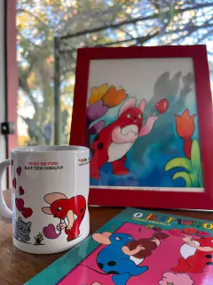 DOIS LIVROS E UMA CANECA DOS PERSONAGENS OS PINGOS - comprar online