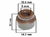 RETEN VALVULA FIAT PEUGEOT RENAUL VW 8MM 8X10,8X6/11 CORTECO - 7477CORTECO