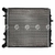 RADIADOR AGUA Volkswagen Fox G1 04/10 /Sin aire/ con bulbo sin pico acople rapido aleta - 620RADIADOR