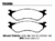 PASTILLA FRENO DODGE RAM 2500 04-11 / FORD F150 XLT 4.6 V8 00-02 TRASERA 189X57X19.8MM_ 4486/0