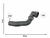 CAÑO INF.RADIADOR -13321- CRUZE M1.8 CAUPLAS MANGUERA CHEVROLET