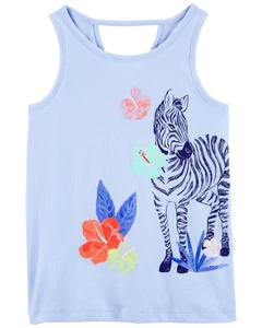 Remera musculosa cebra Carters