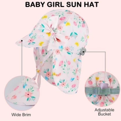 Gorro UV 50+ bebe - Flores en internet