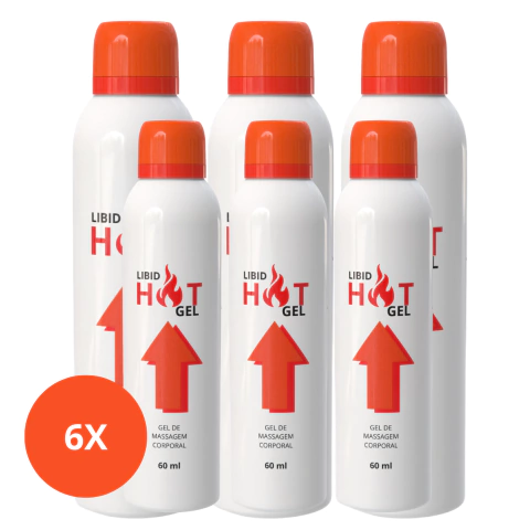 6x Libid Hot Gel 60 ml Potência e Volume - comprar online