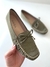 Kafifa KP. 23 - Tamires - Mocassim com Lacinho Verde Militar - BQ113VD - Kafifa Fashion
