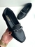 Eliane - Mocassim com Fivela Metalizada Preto