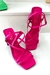 Imagem do Kafifa Shoes 23 - Larissa - Sandália Salto Alto Rosa Pink - Z23634RO